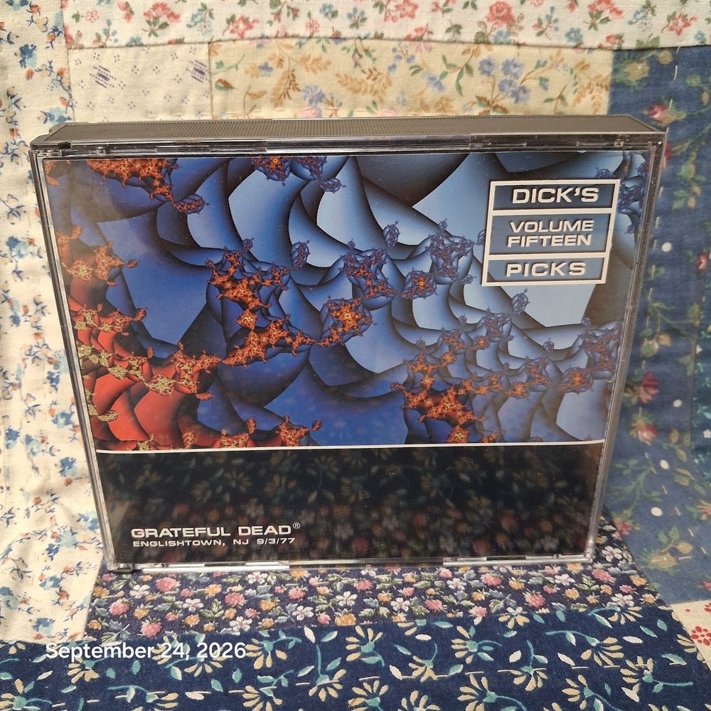 Grateful Dead Dicks Picks Volume 15 3 CD Set Englishtown NJ 9/3/77 Fatboy Case